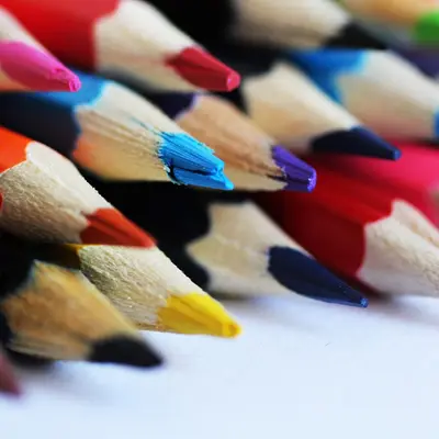 Coloured pencils