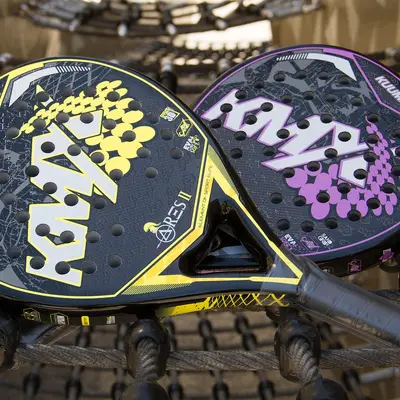 Two padel rackets