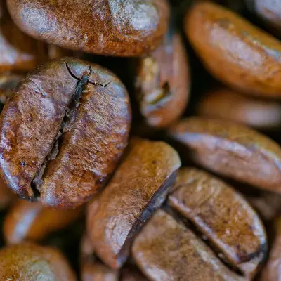 Roasted coffee beans